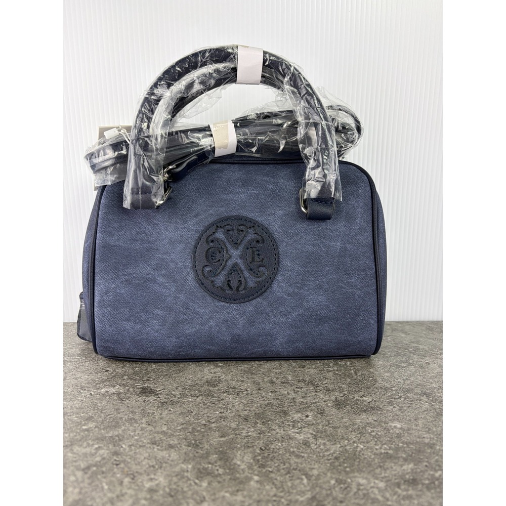 CXL Christian Lacroix Jasper Satchel Indigo Denim Blue Crossbody Handbag $98
